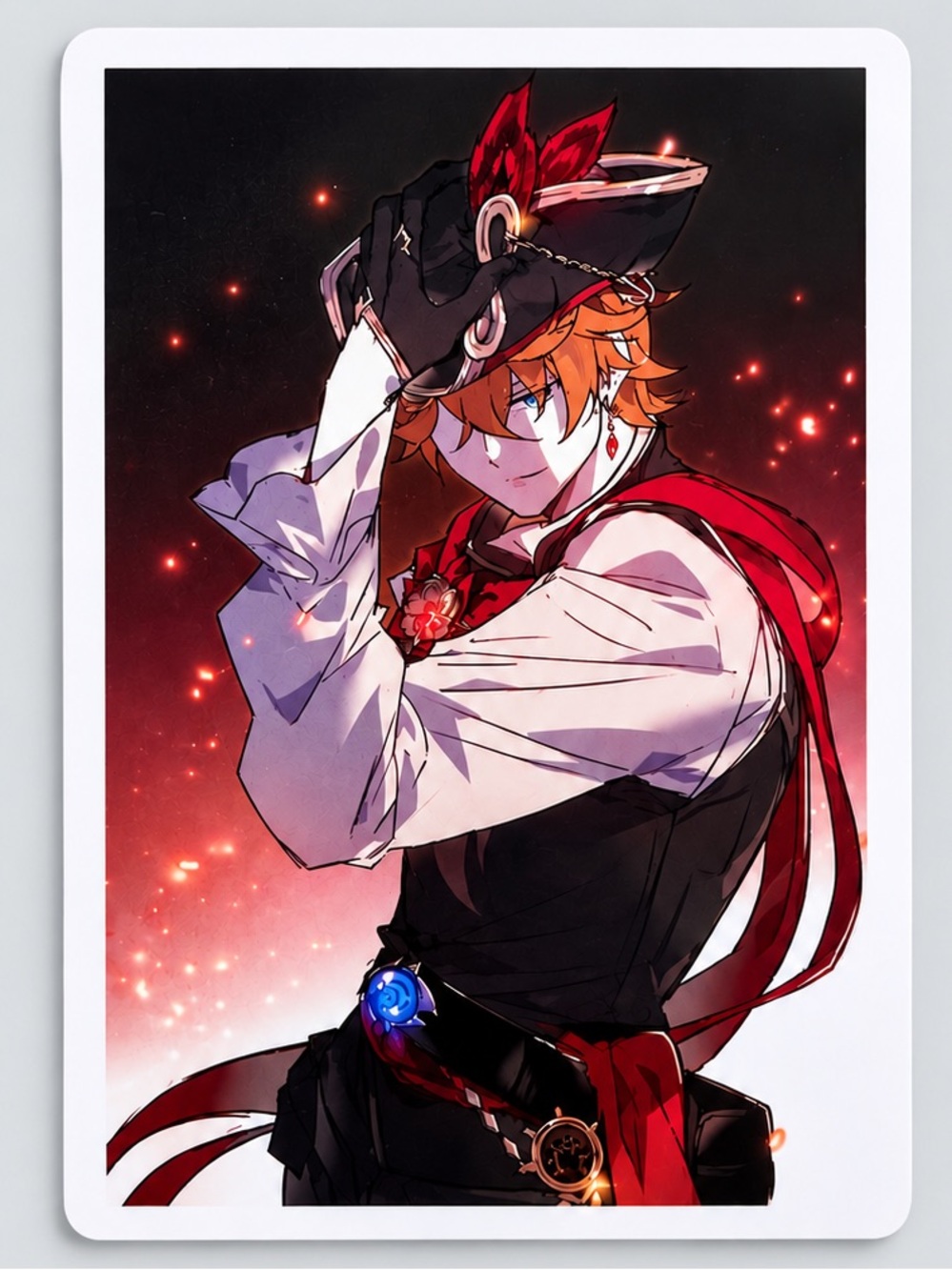 Childe Tartaglia | Genshin Impact | Anime Game Vinyl Sticker | 5/$10